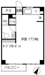 竹原ビル【3階】の間取り