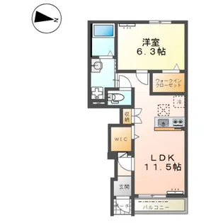 グランコート【1階】の間取り