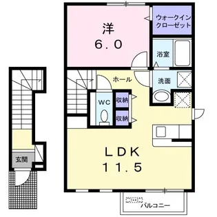 エスタシオン【2階】の間取り