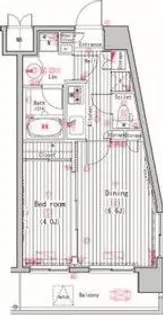 ガラ・ステージ南大塚【2階】の間取り