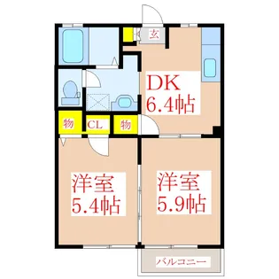 パンプキンハウス【2階】の間取り