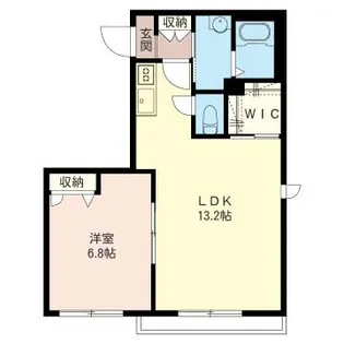 ステーションビュー二宮【2階】の間取り