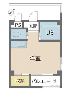 パルコモンクロダ【3階】の間取り