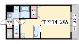 グレンパーク江坂2【3階】の間取り