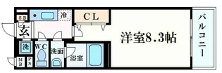 べラジオ京都東山II【5階】の間取り