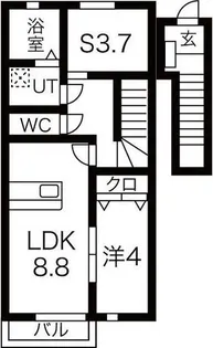 LiLian(リリアン)【2階】の間取り