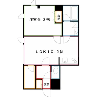 ラ・ヴェール吉祥寺【2階】の間取り
