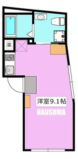 グラスプラス上中里【2階】の間取り