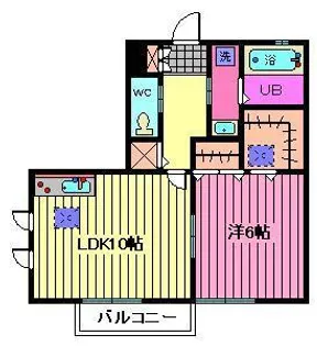ロイヤルパーク【3階】の間取り