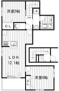 Aina中野【2階】の間取り