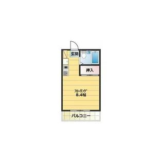 ハイツまいおか【2階】の間取り