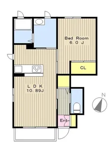 リヴェールI【1階】の間取り
