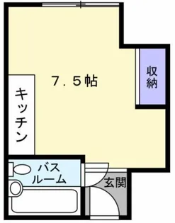 コーポ土樋【4階】の間取り