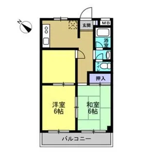 アネックス【4階】の間取り