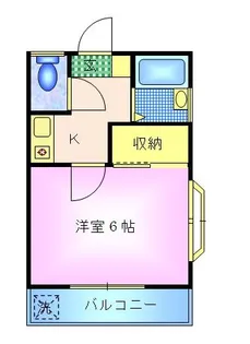 ハウスアービュータス【1階】の間取り
