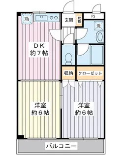 プラザ・ステビア【4階】の間取り