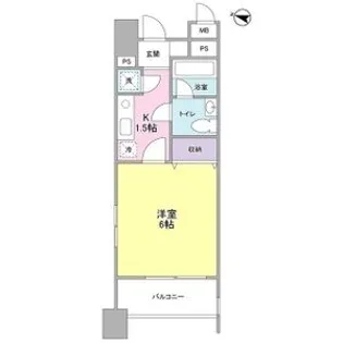 ロネスタR文京護国寺【5階】の間取り