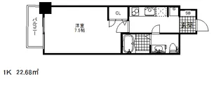 セレニテ三宮【13階】の間取り