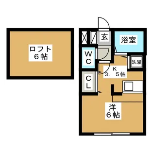 ハックルベリーガーデン【2階】の間取り