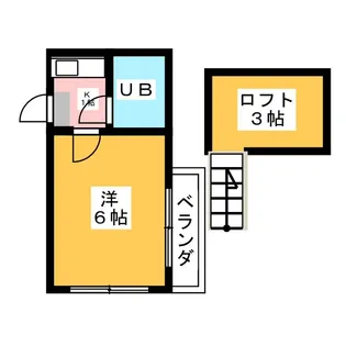 ジュネパレス津田沼第8【2階】の間取り