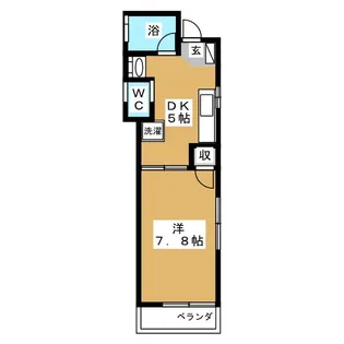 ルピナスII【3階】の間取り