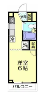 スカイハイツ多摩【3階】の間取り