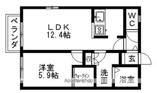 グランシード彩【2階】の間取り