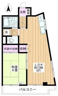 パレスまいるど【4階】の間取り