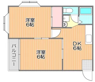 ジュエル洲崎【1階】の間取り