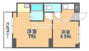 ヴィラナリー備前2号棟【4階】の間取り