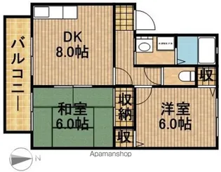 サンパティークI【1階】の間取り
