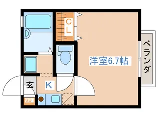 ハイムサツキB棟【2階】の間取り