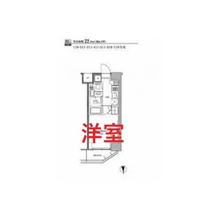 プラウドフラット南品川【4階】の間取り