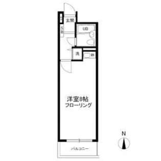 千駄ヶ谷ルーテルハイツ【1階】の間取り