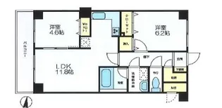 ソレイユ【5階】の間取り