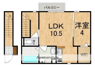 プランドール【2階】の間取り