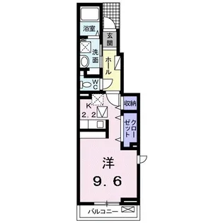 Fiore due【1階】の間取り