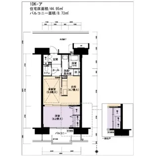 URアーバンラフレ稲沢【3階】の間取り