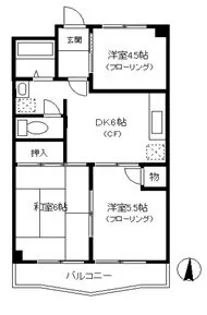 グレース羽鳥 C棟【3階】の間取り