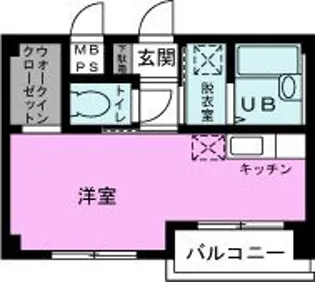ハッピーアドバンス千住大橋【2階】の間取り