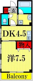 ベルク田端【8階】の間取り