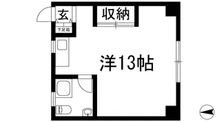 ふか喜マンション【2階】の間取り