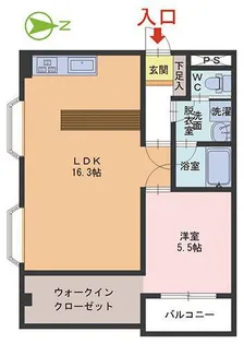 サンクレフォート大宮【3階】の間取り