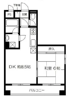 アシュレ双葉町【3階】の間取り