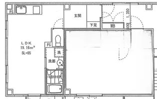 ターコイズレジデンス【7階】の間取り