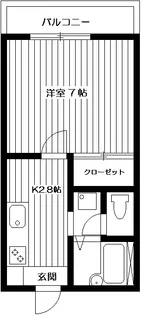 アメニティ田園調布南【2階】の間取り