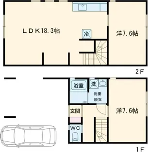 ハレカイの間取り