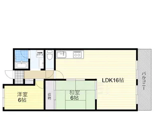 岸田マンション2号館【3階】の間取り