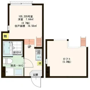 JOY CUBE【1階】の間取り