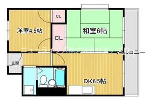 グリーンプラザ(舟田町)【4階】の間取り